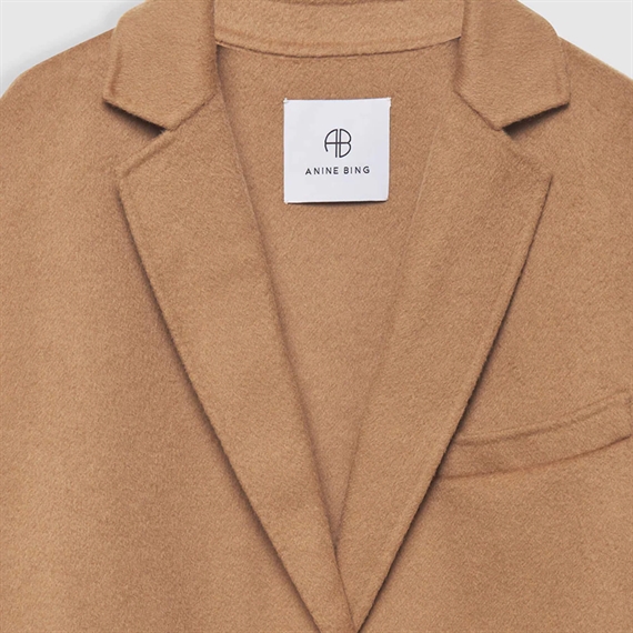 Anine Bing Quinn Blazer, Camel 